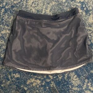 Slazenger Navy Golf Skirt with White Dots